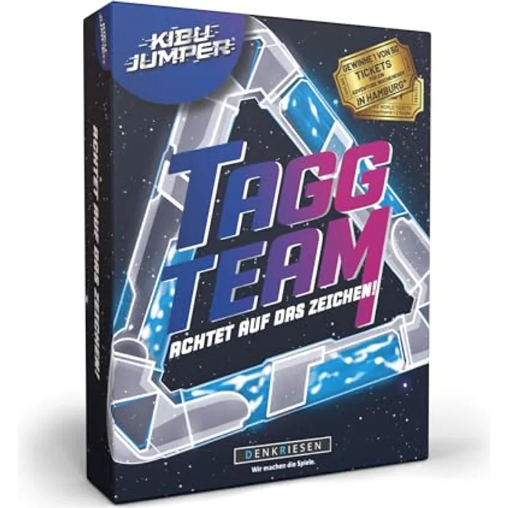D&R Denkriesen KIBU JUMPER® - Tagg Team - Kartenspiel mit zeitlichem Fokus (nicht für Kinder unter 3 Jahren geeignet)