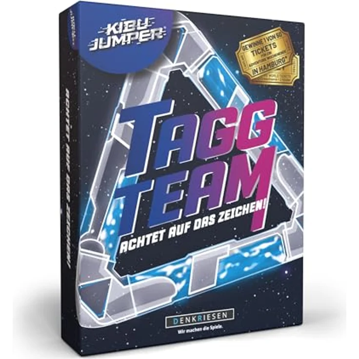 D&R Denkriesen KIBU JUMPER® - Tagg Team - Kartenspiel mit zeitlichem Fokus (nicht für Kinder unter 3 Jahren geeignet) – Bild 1