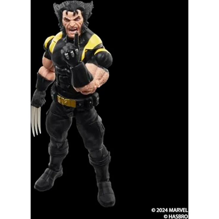 Hasbro Marvel Legends Wolverine X-Treme X-Men Figur, 15 cm, vollbeweglich mit 4 Accessoires – Bild 3