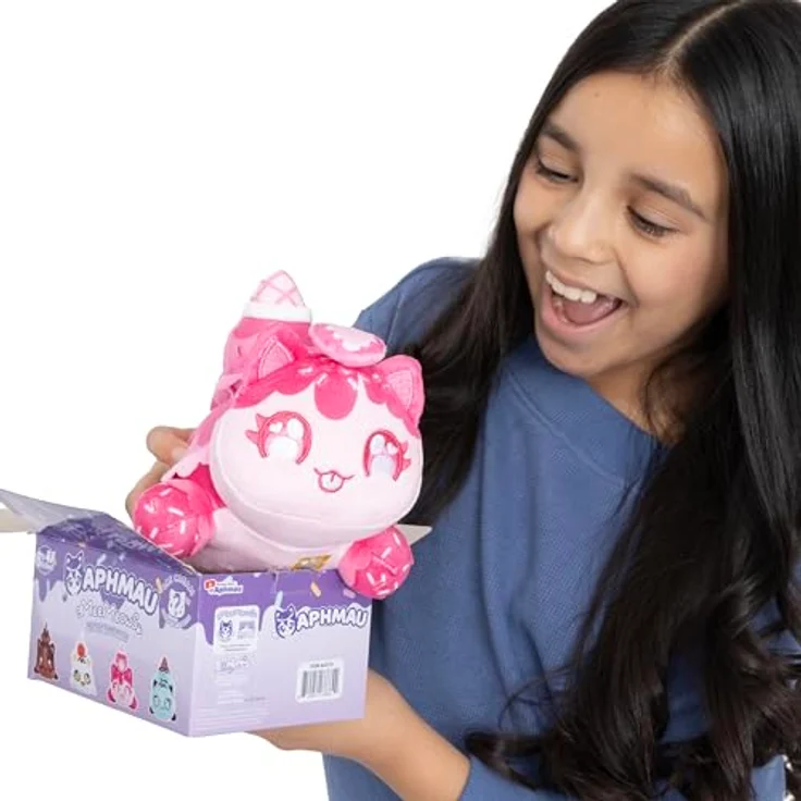 Aphmau 15 cm Mystery Meemeows Plush - Ice Cream, superweiches Kuscheltier in Blindbox, Sammelobjekt für Fans und Sammler – Bild 5