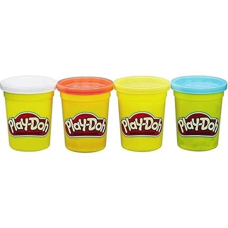 Play-Doh 4er Pack WILD, Knete für fantasievolles und kreatives Spielen E4867ES0 Mehrfarbig – Bild 4