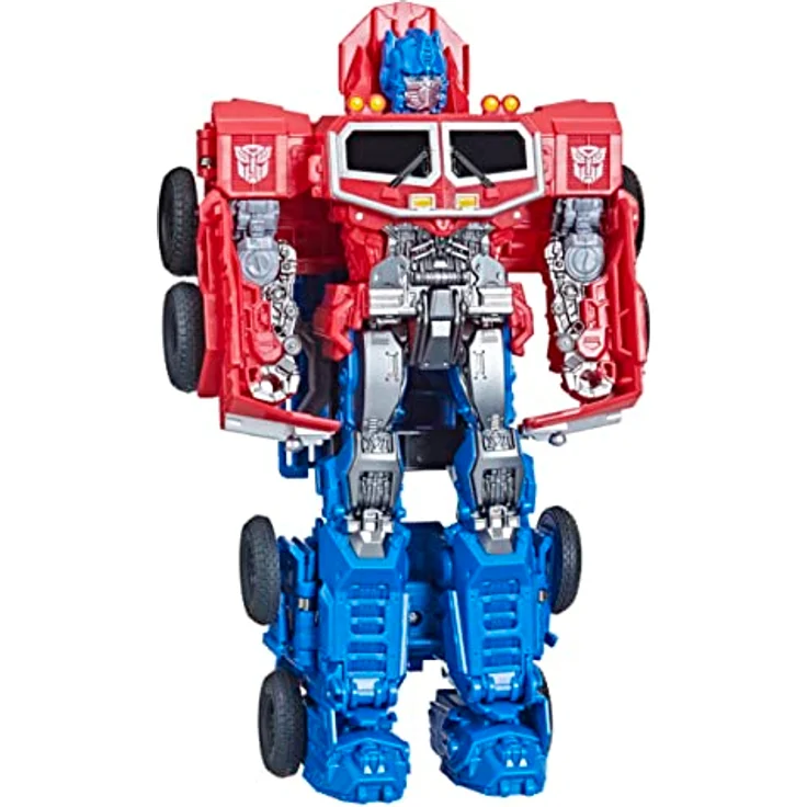 Transformers Spielzeug zum Film Transformers: Aufstieg der Bestien, Smash Changer Optimus Prime Figur ab 6, 22,5 cm – Bild 1