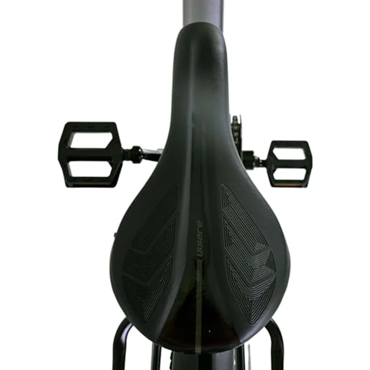 Volare Cross 24", Kinderfahrrad mit Handbremse, Rücktrittbremse, Gepäckträger und LED-Lichtern, dunkelgrau – Bild 8