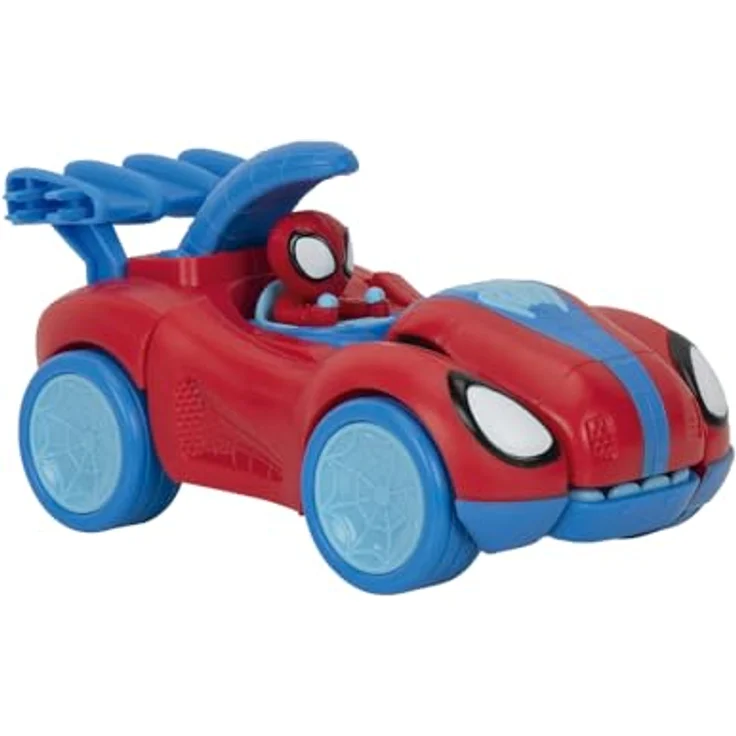 Jazwares Spidey und seine Superfreunde - Spidey-Rex Racer, Spielzeugauto für Kinder ab 3 Jahren, kreatives Spielzeug zur Förderung der Fantasie und motorischen Fähigkeiten – Bild 2