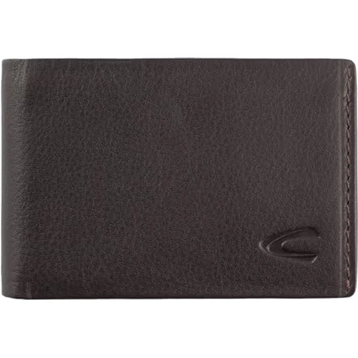 camel active Atlanta Herren Geldbörse RFID Klein Querformat Leder Braun – Bild 1