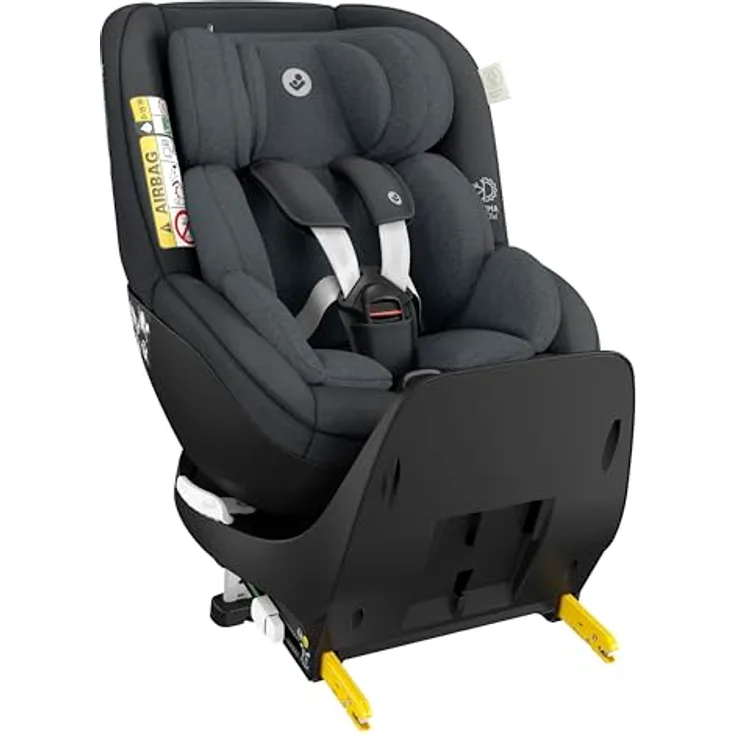 Maxi-Cosi Mica Pro Eco, Kindersitz (Reboarder, ECE R129/i-Size, 360° drehbar, für Kinder von 40 bis 105 cm, umweltfreundlich, verbesserter Seitenaufprallschutz)