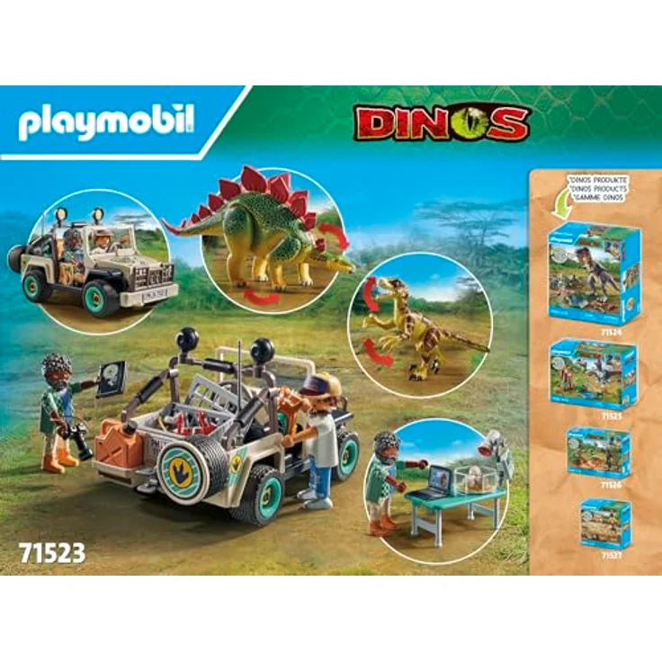 Playmobil® Konstruktions-Spielset Forschungscamp mit Dinos (71523), Dinos, (93 St), Made in Europe – Bild 6