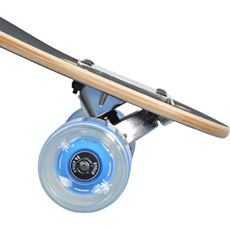 Apollo Longboard BlueSky, Komplettboard, Twin-Tip Drop-Through Freeride Cruiser Board – Bild 3