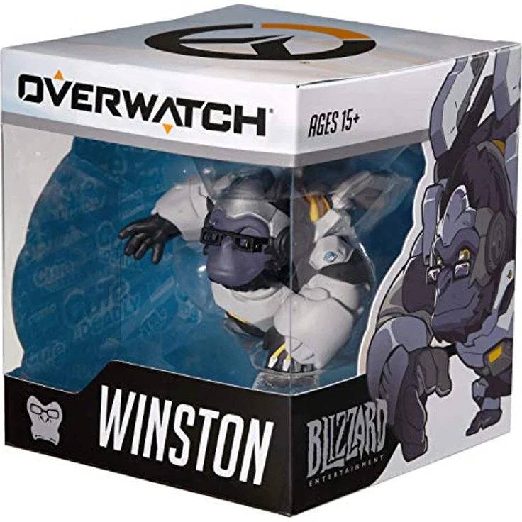 Blizzard OVERWATCH - Cute But Deadly Winston Figur, 14.5 cm hoch, detailreiche Nachbildung aus PVC, offiziell lizenziertes Sammlerstück – Bild 1