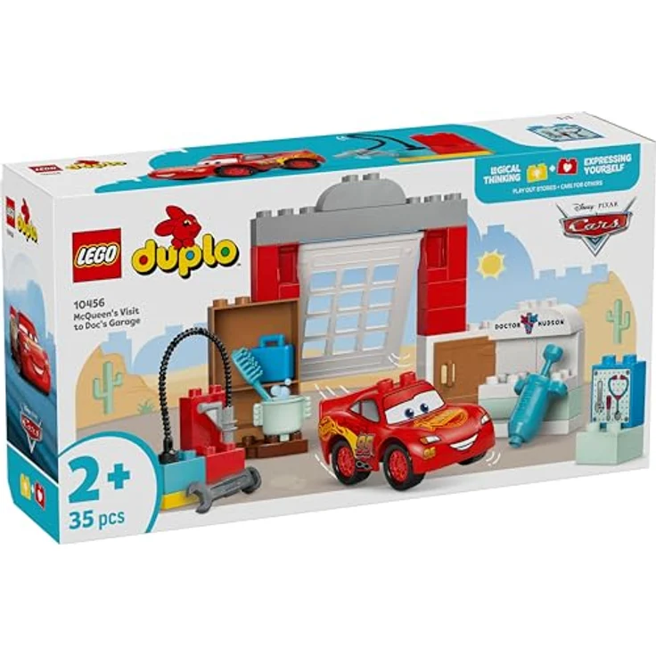 LEGO DUPLO Disney™ 10456 McQueens Besuch in Docs Werkstatt, Spielset mit 35 Teilen, mehrfarbig – Bild 9