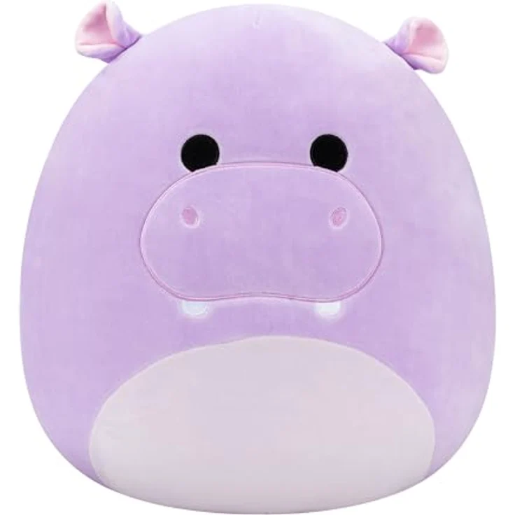 Squishmallows Hanna das lila Nilpferd 40 cm, offizielles Jazwares Plüsch, superweiches Kuscheltier – Bild 1