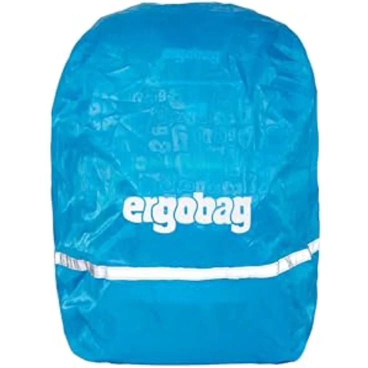 ergobag Schulranzen Regencape, wetterfest und sportlich mit auffälligen Prints – Bild 1
