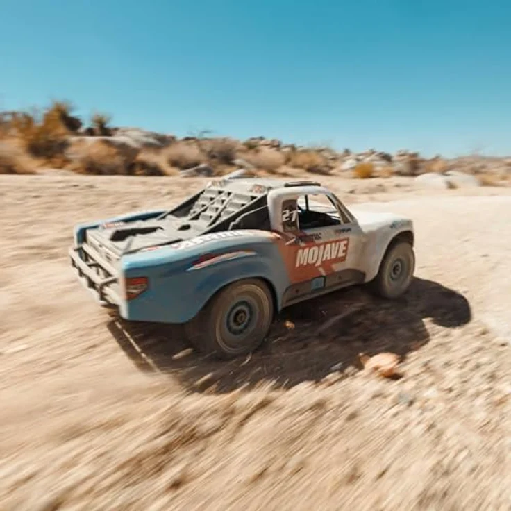 Arrma ARA2304ST2 MOJAVE GROM 223S BLX Brushless 4X4 Small Scale Akku/Lader Weiß - Ferngesteuertes Auto mit Spektrum DSC, 2S LiPo-Akku und USB-C-Ladegerät – Bild 4