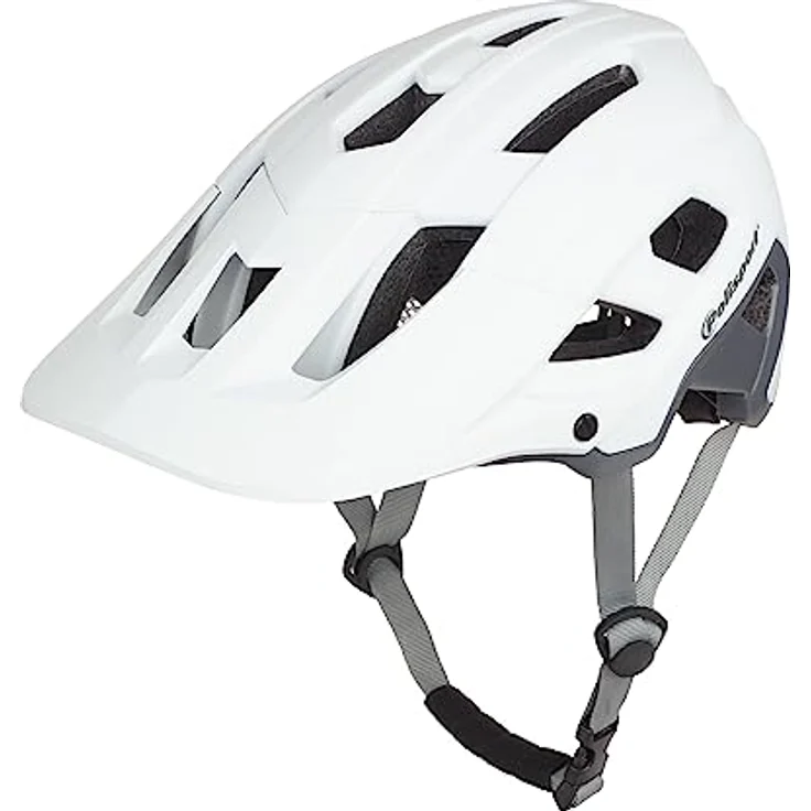 Polisport Unisex-Adult Helmet Mountain PRO Weiss/Grau, M - EINSTELLBAR UND LEICHT, BELÜFTET, SICHER – Bild 1