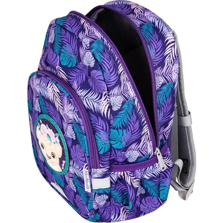 McNeill Toby Kinderrucksack, 35 cm, Dschungel-Design, lila, 100% Polyester – Bild 4