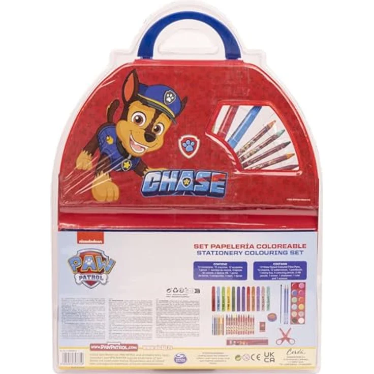 PAW PATROL Kreativset Malpaket, inklusive Malset für Kinder mit Lieblingscharakteren, ideal für unterwegs – Bild 9