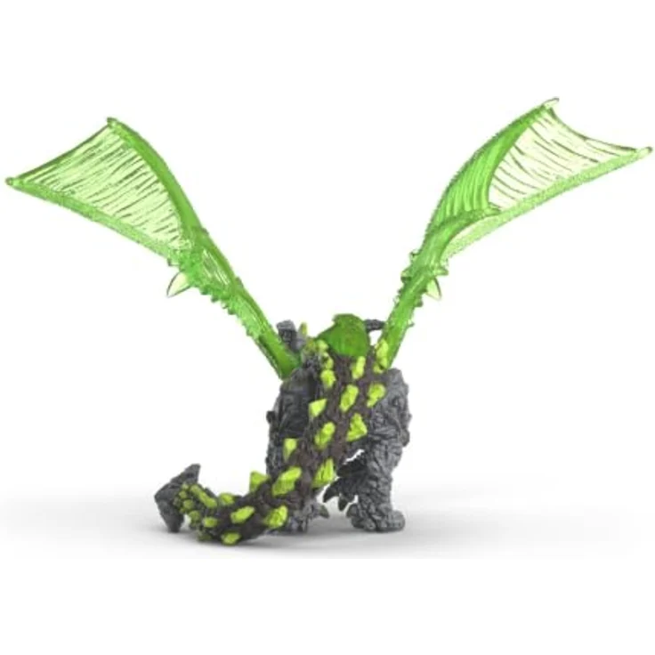 Schleich Rock Dragon, Spielfigur mit beweglichen Flügeln, 28 x 17 x 13 cm, Eldrador Creatures – Bild 6