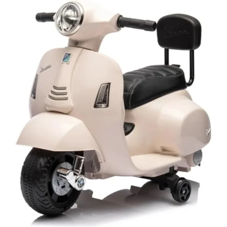 Vespa Kinder Elektro Roller 6V - Vespa GTS Mini - Offizielle Lizenz von Piaggio - Weiß – Bild 3