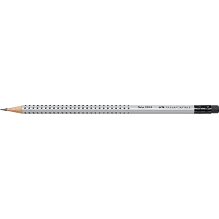 Faber-Castell GRIP 2001 Bleistift HB mit Radierspitze 12 Stück – Bild 3