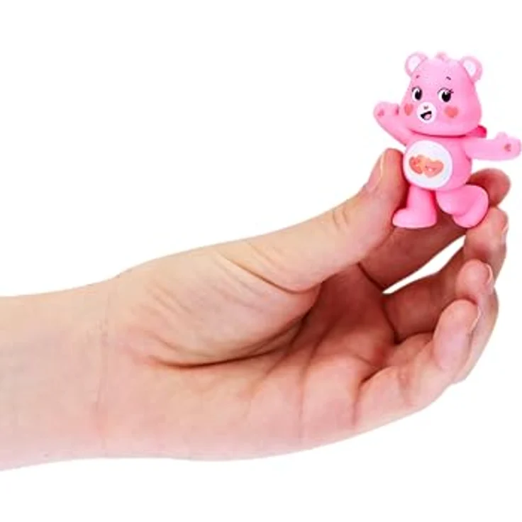 joojee GmbH Care Bears Mystery Figuren Serie 1, Sammelfiguren in Blind Pack, ca. 5 cm, 26 Charaktere, detailreich, beflockte Modelle und Zubehör enthalten – Bild 2