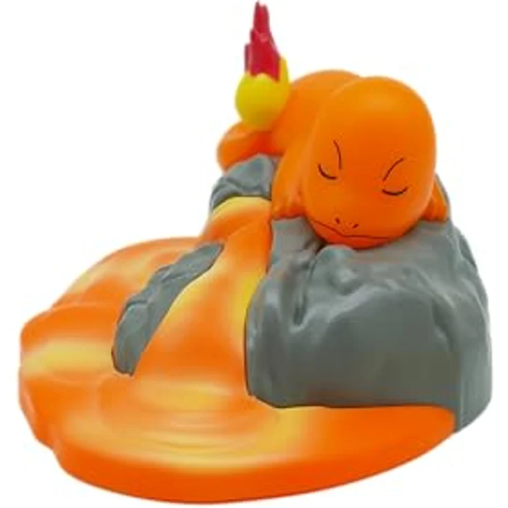 Teknofun Pokemon - Chamander LED Sammelfigur mit leuchtender Szenerie – Bild 3