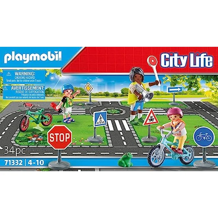 Playmobil® 71332 Fahrradparcours - Übungsplatz für sicheres Verhalten im Straßenverkehr, Playmobil® City Life – Bild 5