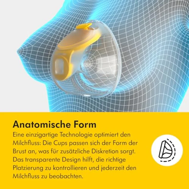 Medela Swing Maxi Hands-free, Elektrische Doppelmilchpumpe mit intuitivem Design, App-Connectivity und ultraleichtem Aufbau – Bild 5