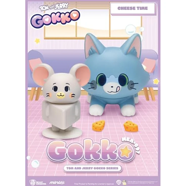 Beast Kingdom Tom & Jerry Gokko Series Figures, Surprise Blind Box Set mit 6 Figuren, Höhe 4-8 cm – Bild 3