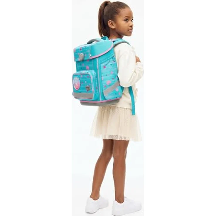 SCHOOL-MOOD Champion Maxx Pro Schulranzen-Set 6-teilig, höhenverstellbar, 22 L, ca. 1,1 kg – Motiv Lilly (Meerjungfrau), für Grundschule 1.–4. Klasse, Modell 2026 – Bild 2