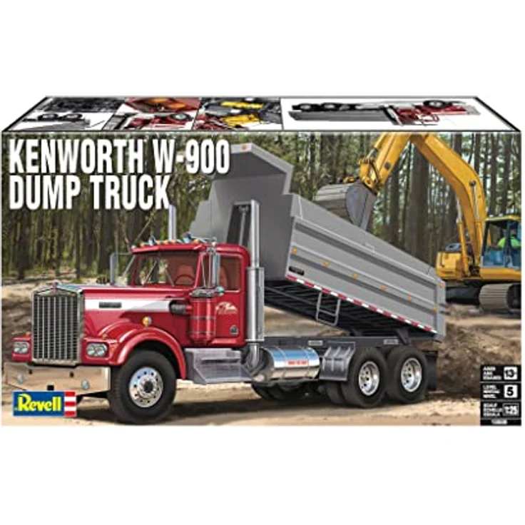 Kenworth W-900 Dump Truck, Revell Modellbausatz – Bild 2