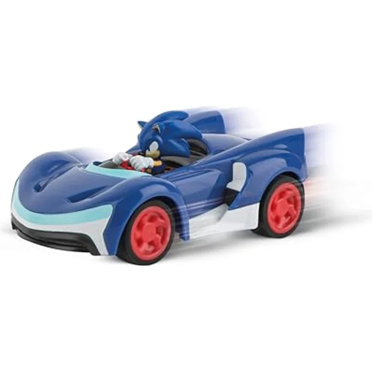 Carrera Team Sonic Racing Mini RC - Sonic 1:43, Ferngesteuertes Auto mit 2,4GHz Technologie, Mehrfarbig – Bild 2