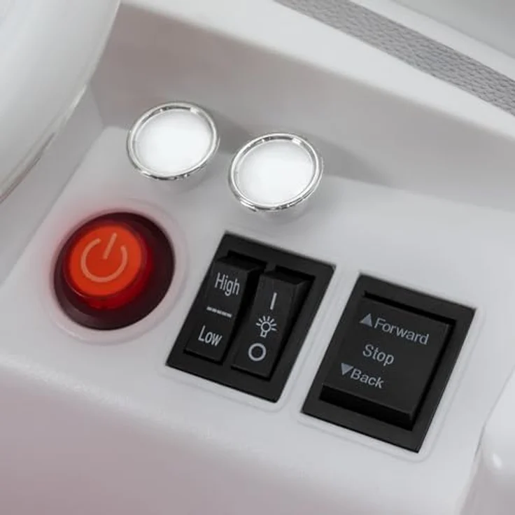 Actionbikes Motors VW Bus T1, Kinder Elektroauto mit Fernbedienung, ergonomischem Sitz und Bluetooth-Funktion, rot – Bild 9