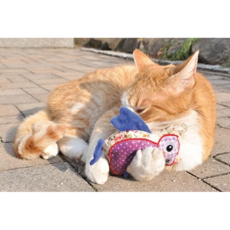 Aumüller Katzenspielkissen mit Baldrian - Eule Ulla – Bild 3