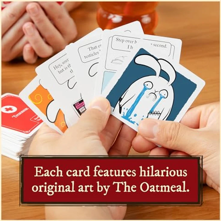 Exploding Kittens LLC Explodierende Kätzchen - Schrecklicher Therapeut: Core Game Edition - Urkomisches Kartenspiel für 3-8 Spieler, ab 17 Jahren – Bild 5