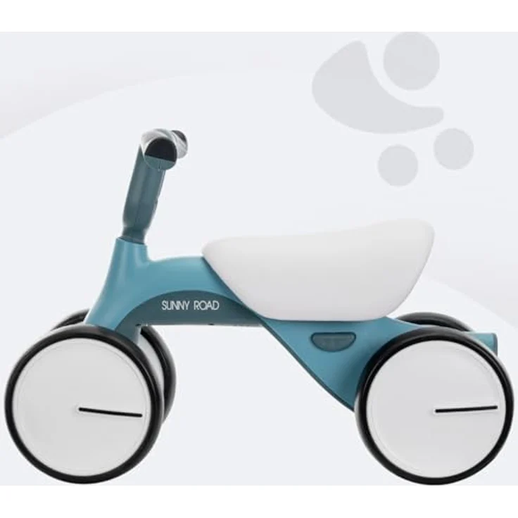 Lorelli Rutschfahrzeug Sunny Road Musik, ergonomischer Rutscher mit Licht und Musik, für Kinder ab 1 Jahr, max. 20 kg, verstellbarer PU-Kunstledersitz, EVA-Reifen, blau – Bild 3