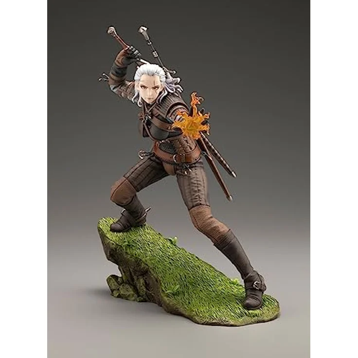 Kotobukiya - "The Witcher" Figur – Geralt Bishoujo, 26 cm, detaillierte Rüstung und dynamische Pose – Bild 6