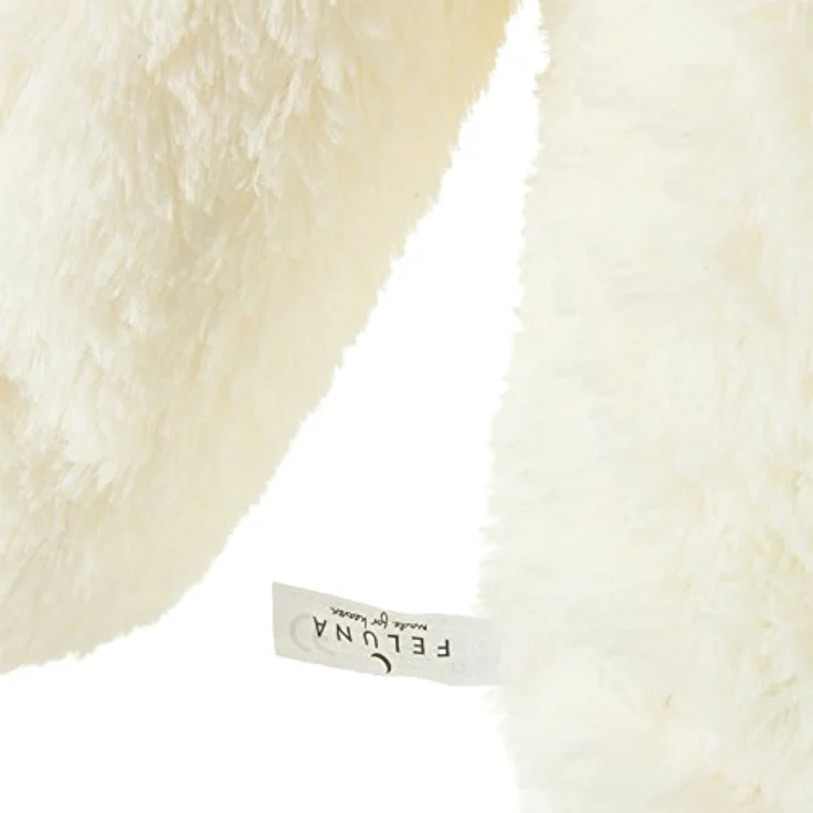Feluna Riesen Teddybär XXL Kuschelbär 120 cm groß Plüschbär - Original Teddy Bär mit Schleife Weiß – Bild 6