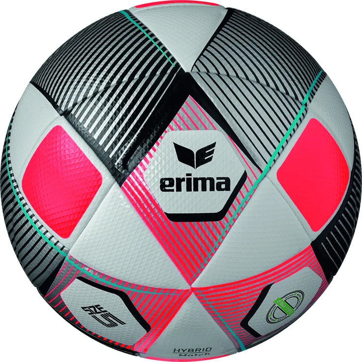 Erima Fussball, Größe 5 in klassischem Weiß