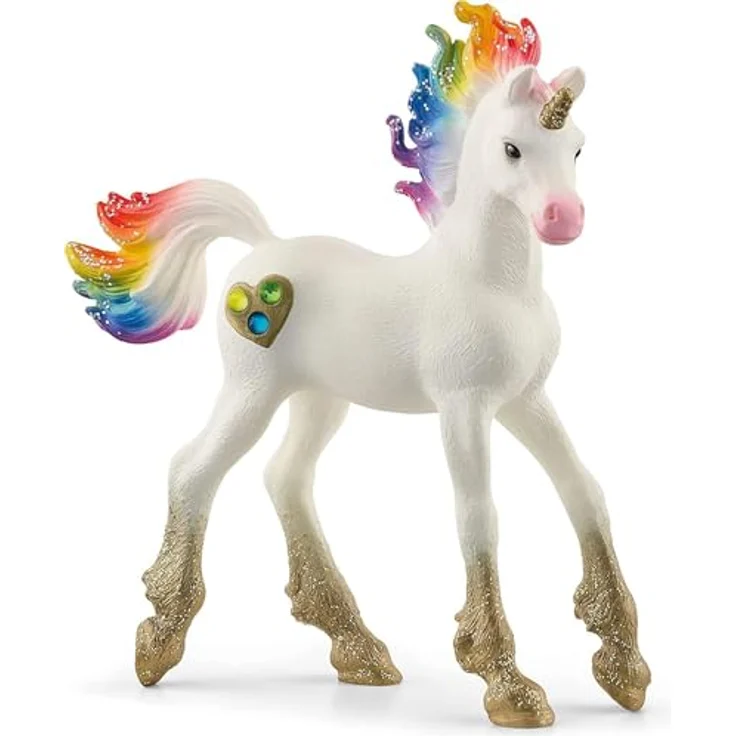 Schleich Bayala 70727 Regenbogeneinhorn, Fohlen Spielfigur – Bild 8