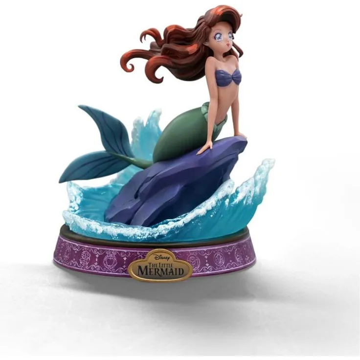 Iron Studios Disney Anime Princess Scale Statue, Arielle die Meerjungfrau, handbemalt, 15 cm