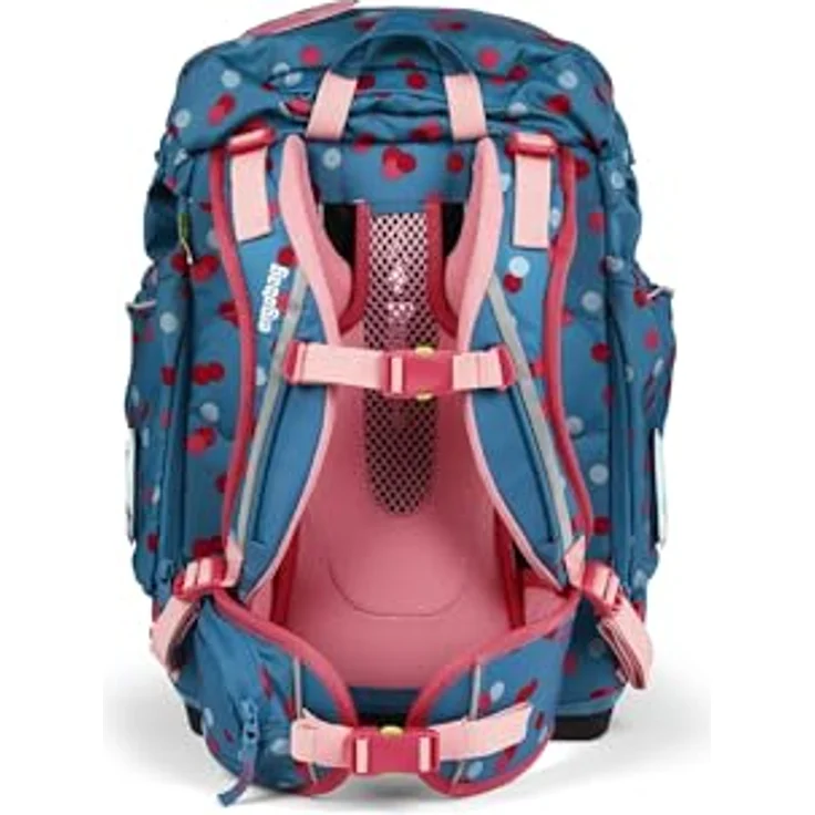 ergobag Schulrucksack Maxi (5tlg), ergonomisch, 100% recyceltes PET, mit Federmäppchen und Sportrucksack, blau – Bild 6