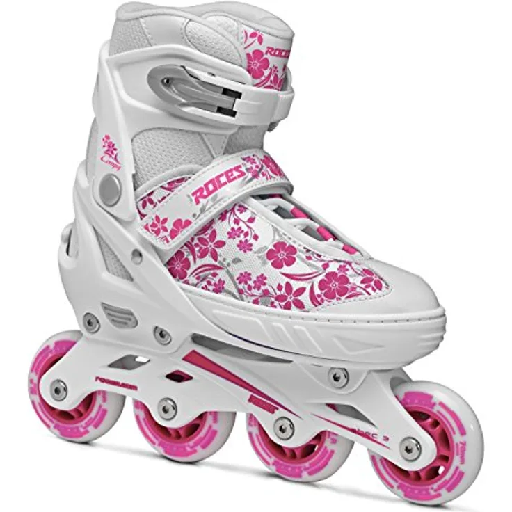 Roces Mädchen Inline-skates Compy 8.0, white-violet, 34-37, 400809