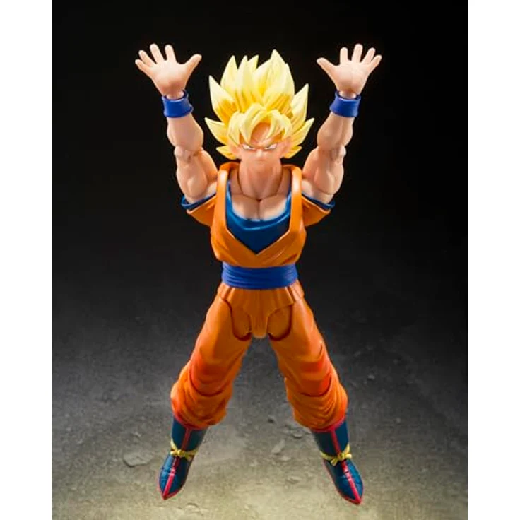 Bandai Dragon Ball Z S.H.Figuarts Actionfigur Super Saiyan Son Goku The Games Begin Ver., 15 cm, detailreich inkl. Zubehör – Bild 8