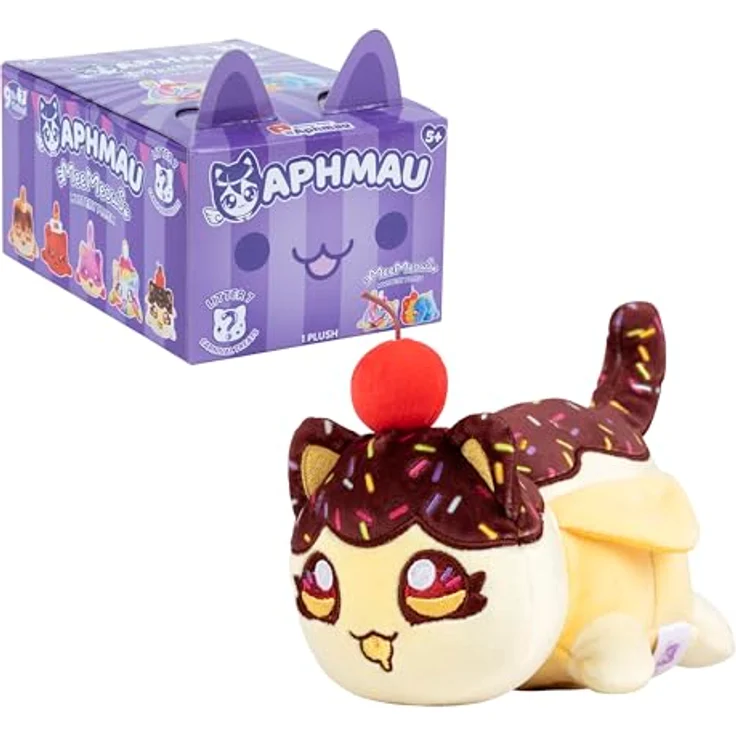 Aphmau - 15 cm Mystery Meemeows Plush - Series 7 Carnival Treats, Sammelfigur mit Überraschungserlebnis in Blindbox, superweich und kuschelig – Bild 3