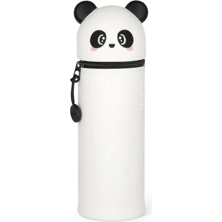 Legami Federmäppchen LEGAMI 2-IN-1, Motiv PANDA KAWAII, Silikon, REISSVERSCHLUSS, blau