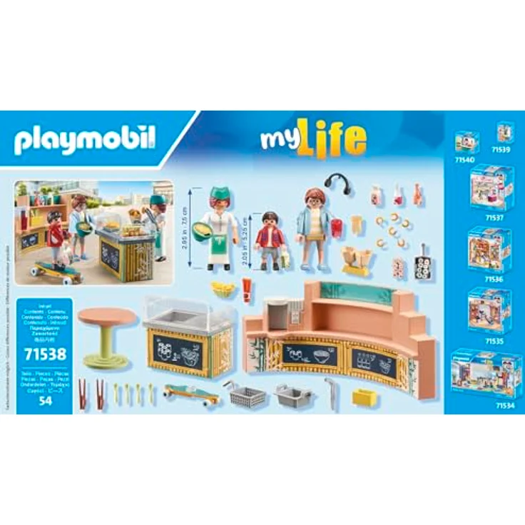 Playmobil® Konstruktions-Spielset Food Lounge (71538), My Life, (54 St), Made in Europe - Preisvergleich – Bild 5