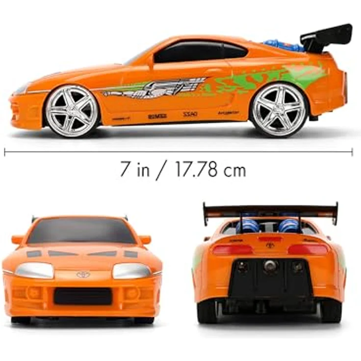 Jada Fast&Furious RC Nitro Powered Vapor 1:24, ferngesteuertes Fahrzeug mit 2-Kanal-Fernsteuerung, Turbo-Funktion und USB-Ladefunktion – Bild 2