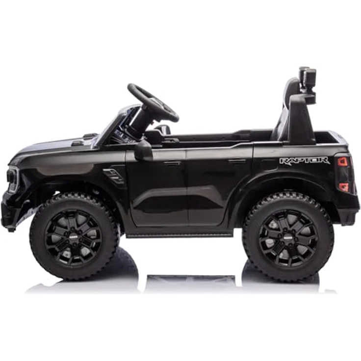 Sun Baby Ford Raptor Kinder Elektroauto, SUV mit 12V Akku, Fernbedienung, MP3 Sound, ab 3 Jahren, schwarz – Bild 8