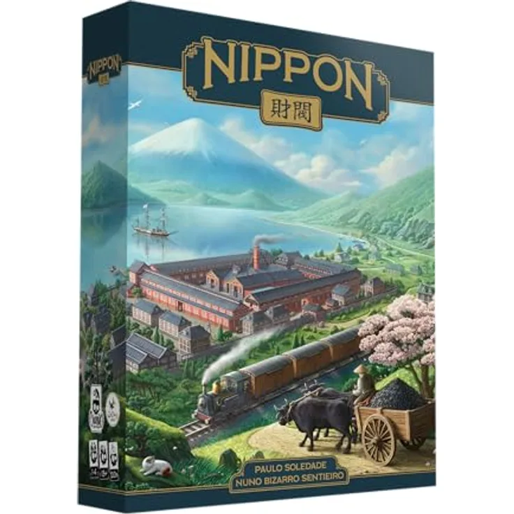 Cranio Creations Nippon: Zaibatsu, Emperor's Edition - Brettspiel mit italienischer Anleitung