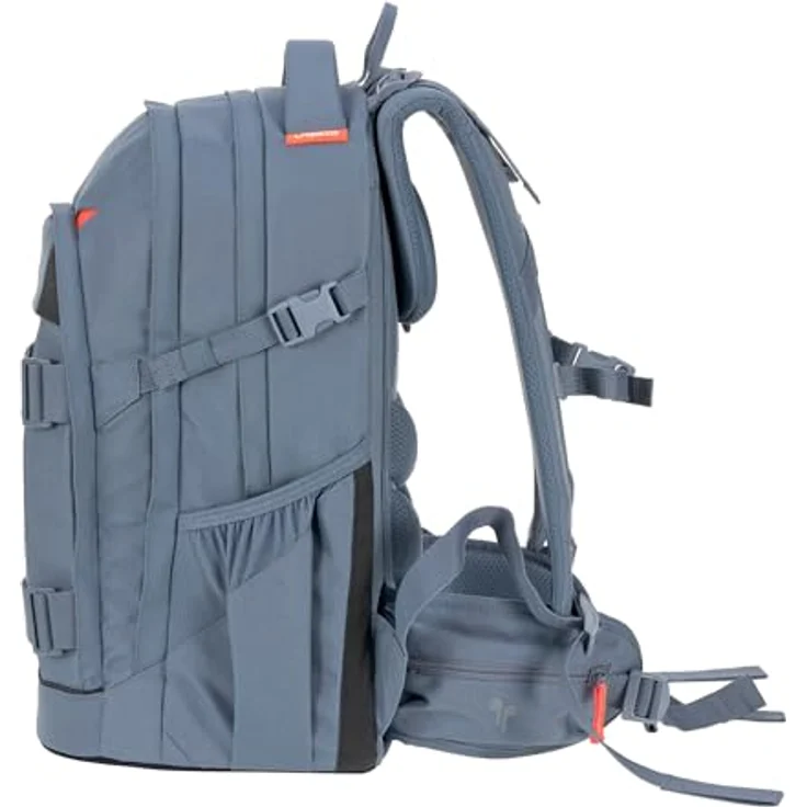 LÄSSIG BOLD Schulrucksack, ergonomisch mit Reflektoren und höhenverstellbarem Rückenteil, 30 l, blau – Bild 3